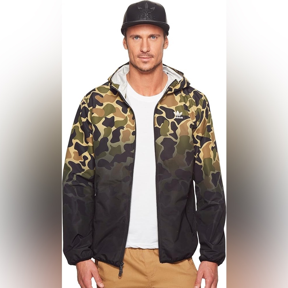 Adidas Camouflage Wind Breaker